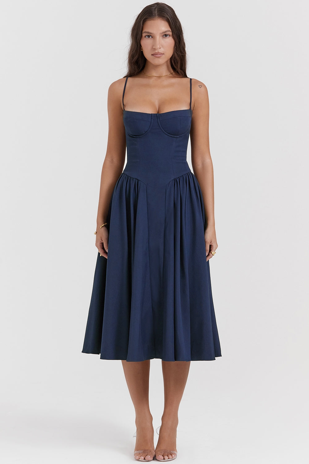 Celine Corset Midi Dress