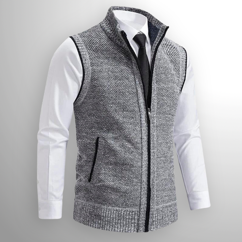 HARRISON FULL-ZIP SWEATER VEST